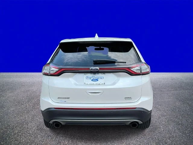 Used 2015 White Platinum Clearcoat Metallic Ford SEL image 4
