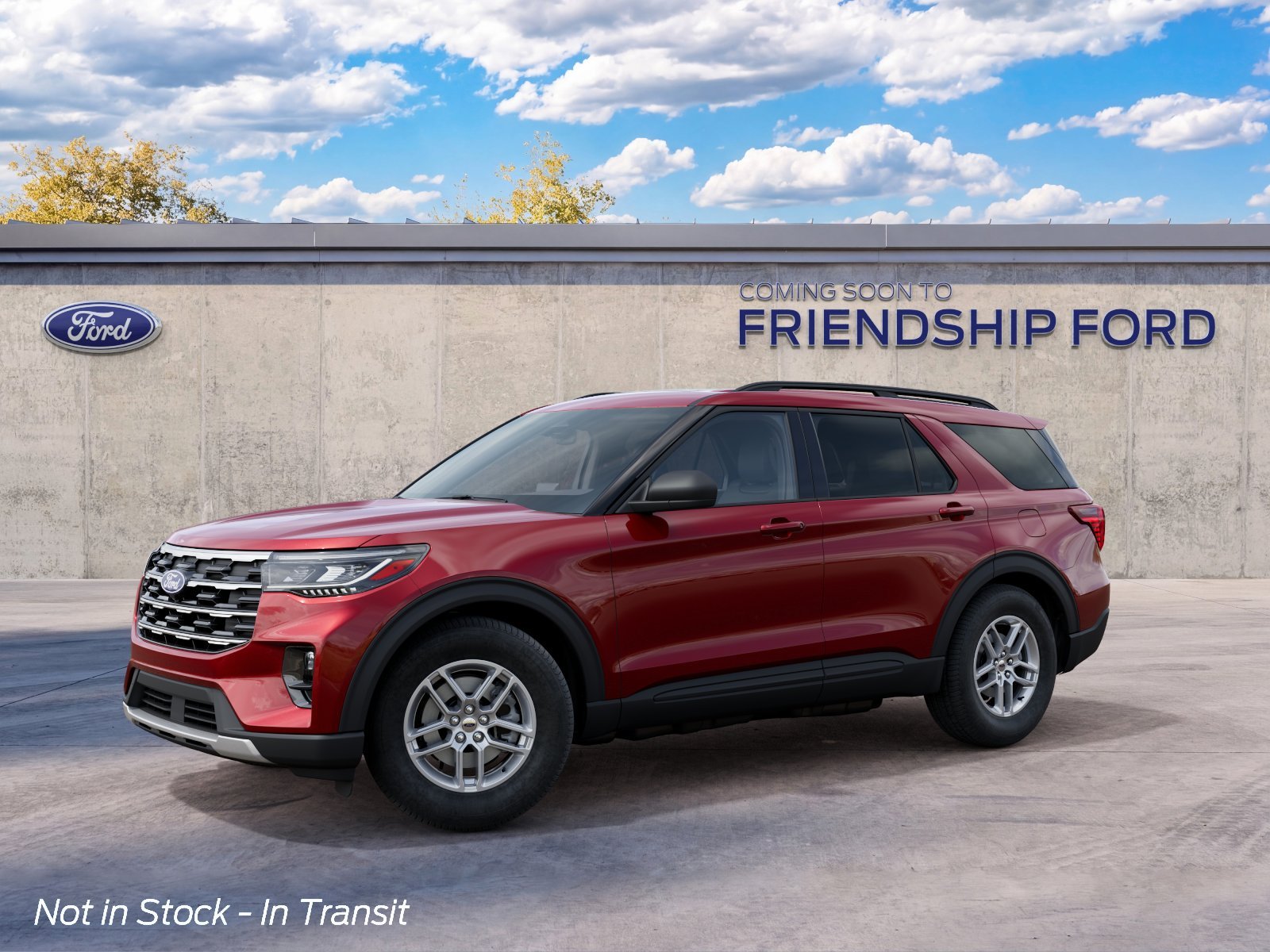 New 2027 Ruby Red Metallic Tinted Clearcoat Ford Active image 1