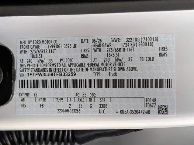 New 2026 Oxford White Ford XLT image 59