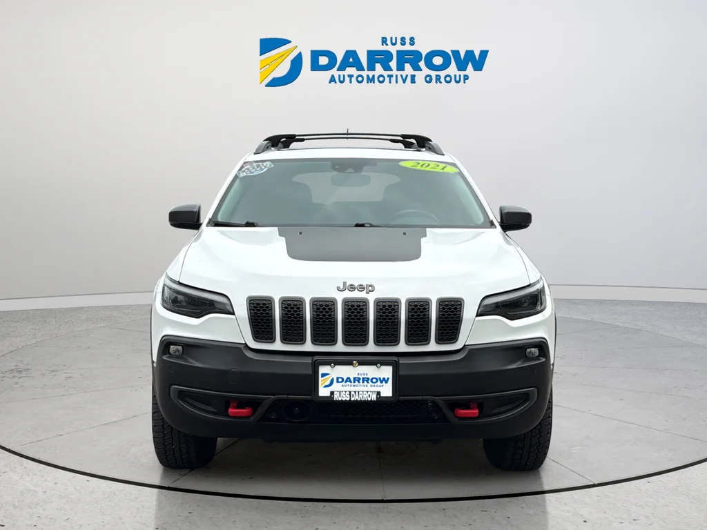 Used 2021 White Jeep Trailhawk image 8