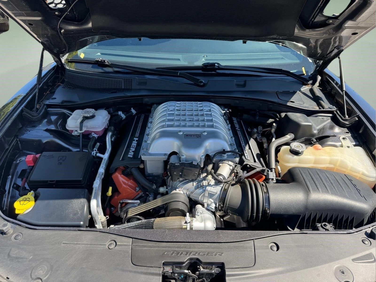 Used 2023 Granite Pearlcoat Dodge SRT Hellcat Widebody Jailbreak image 10