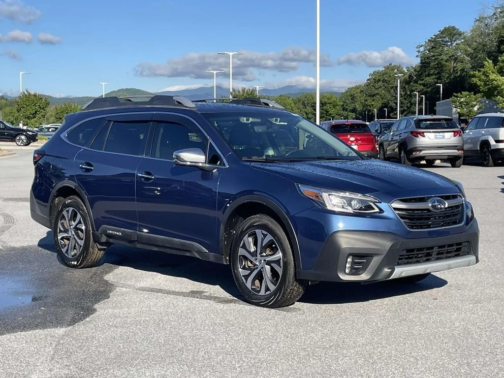 Used 2020 Abyss Blue Pearl Subaru Touring XT image 1