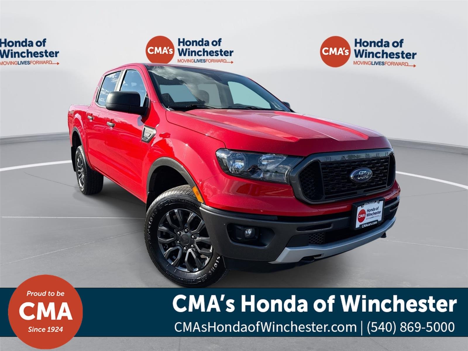 Used 2020 Race Red Ford XLT image 1