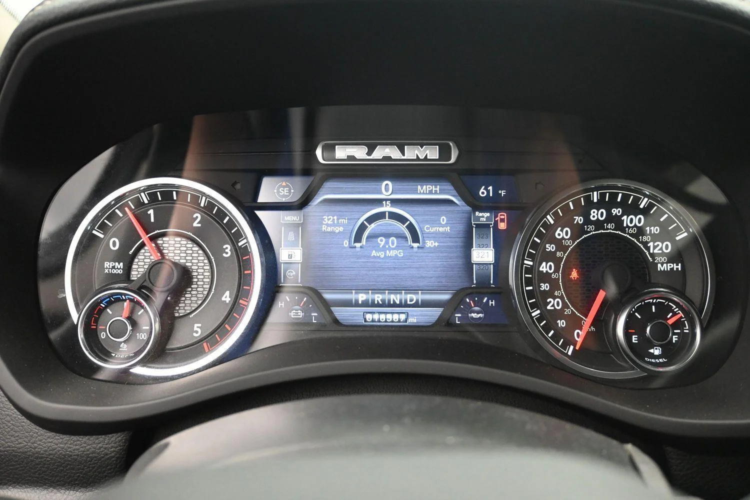 Used 2024 Diamond Black Crystal Pearlcoat Ram Laramie image 28