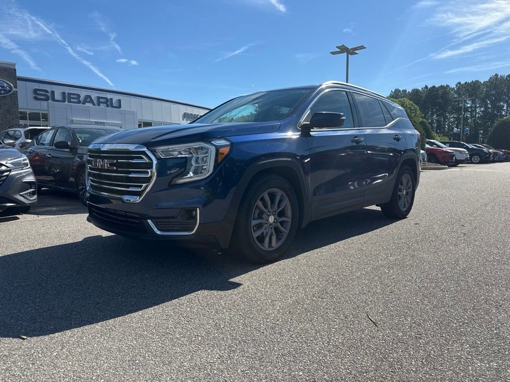Used 2023 Blue GMC SLT image 2