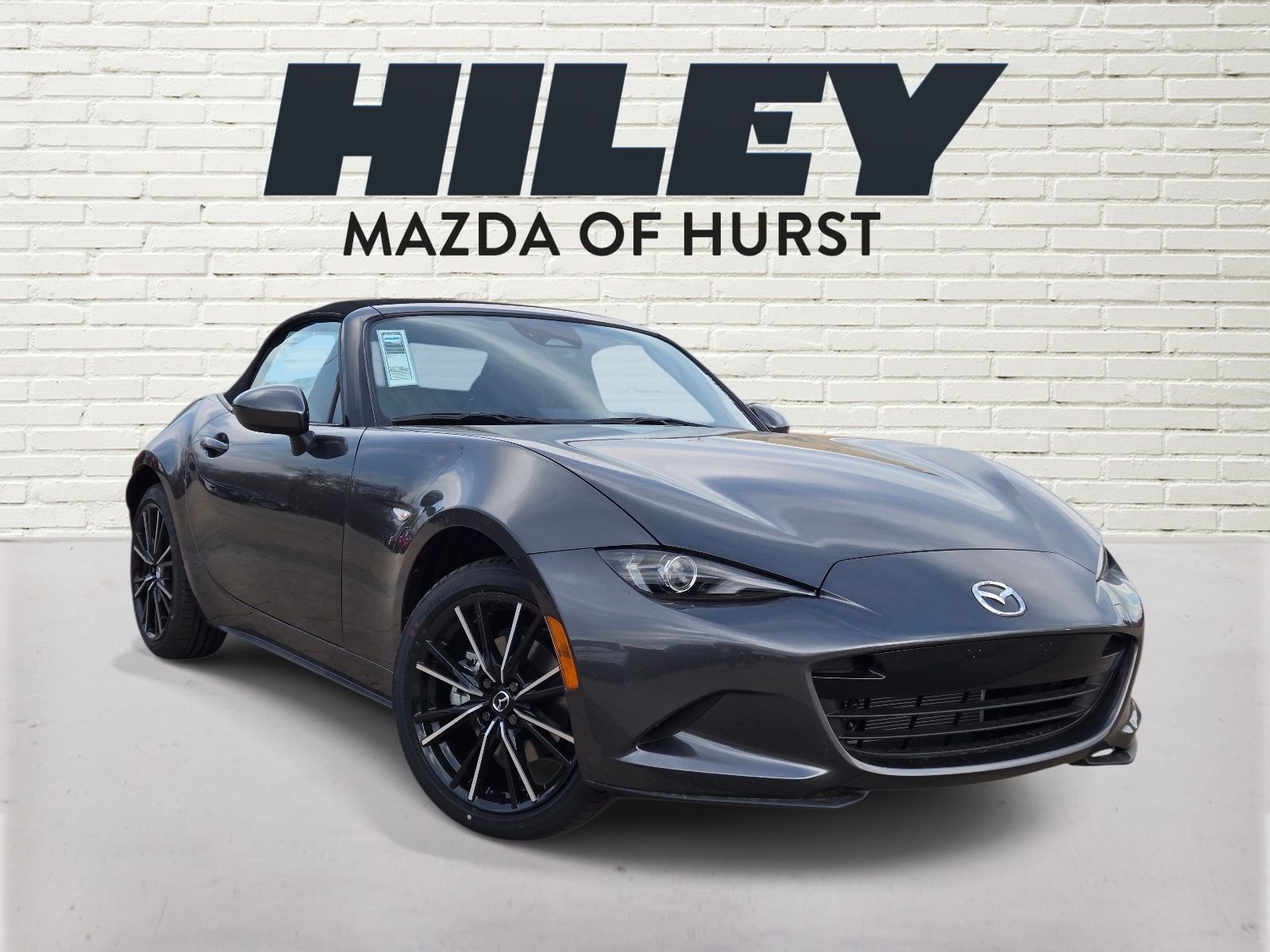 Machine Gray Metallic 2025 Mazda MX-5 Miata Grand Touring RWD Convertible Rear-Wheel Drive Manual