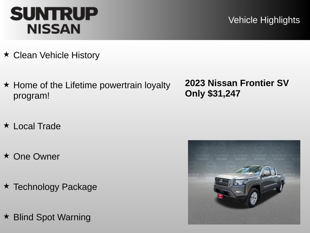 Used 2023 Gray Nissan SV image 8