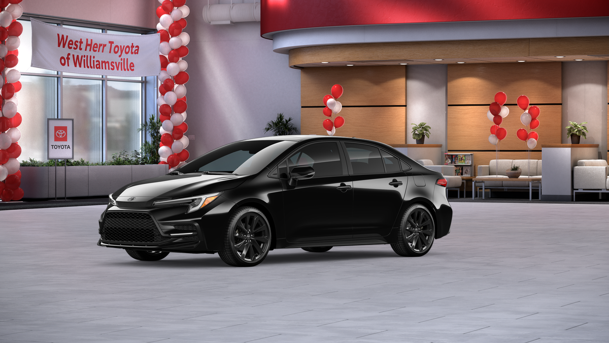 New 2026 Midnight Black Metallic Toyota SE image 2