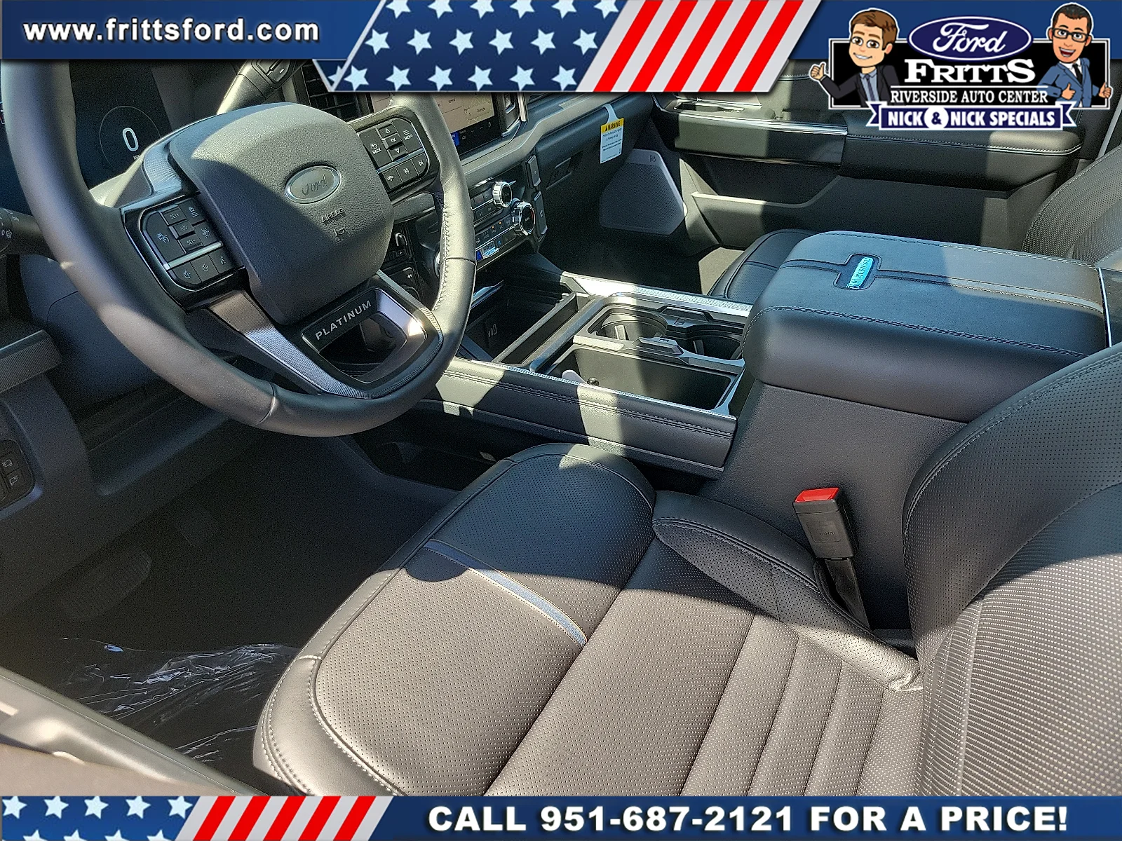 New 2026 Star White Metallic Tri-Coat Ford F-350® Platinum® image 3