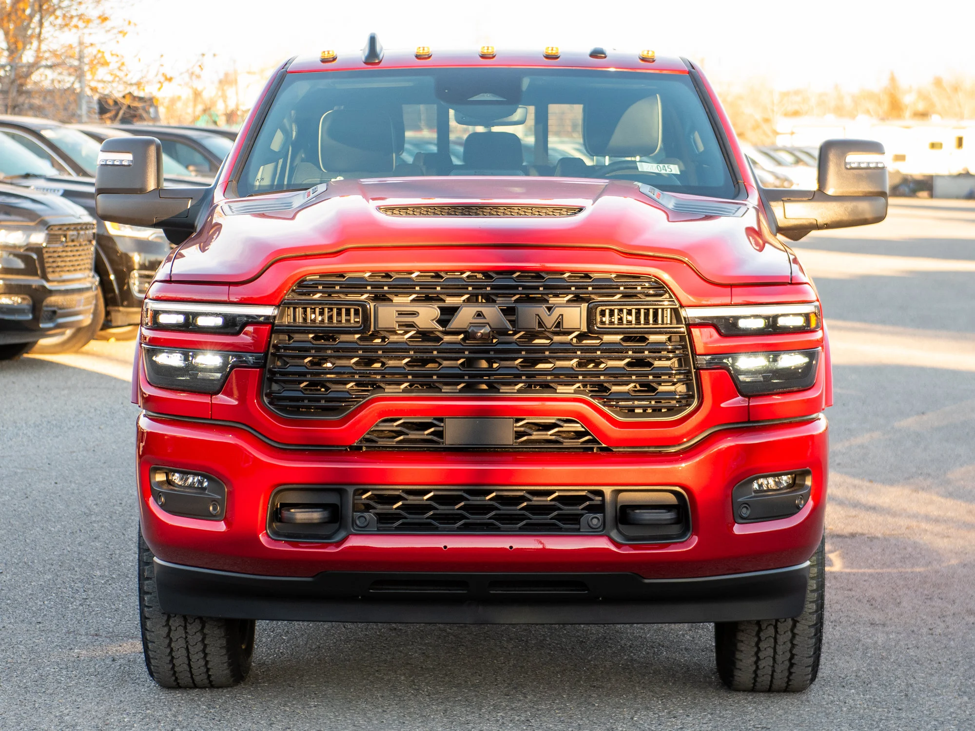 New 2027 Red RAM Limited Night* Mega Cab 4x4, Sunroof, Passenger Screen, Tow-Tech Plus Group image 11