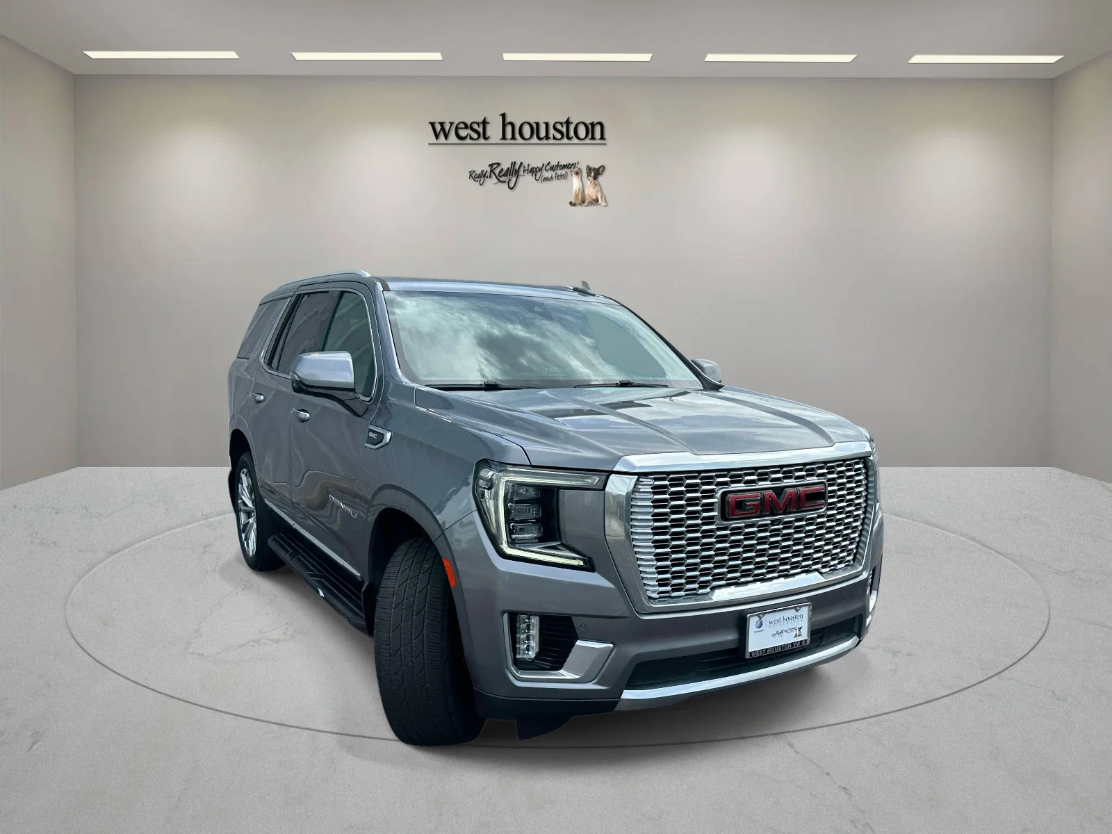 Used 2021 Satin Steel Metallic GMC Denali image 2