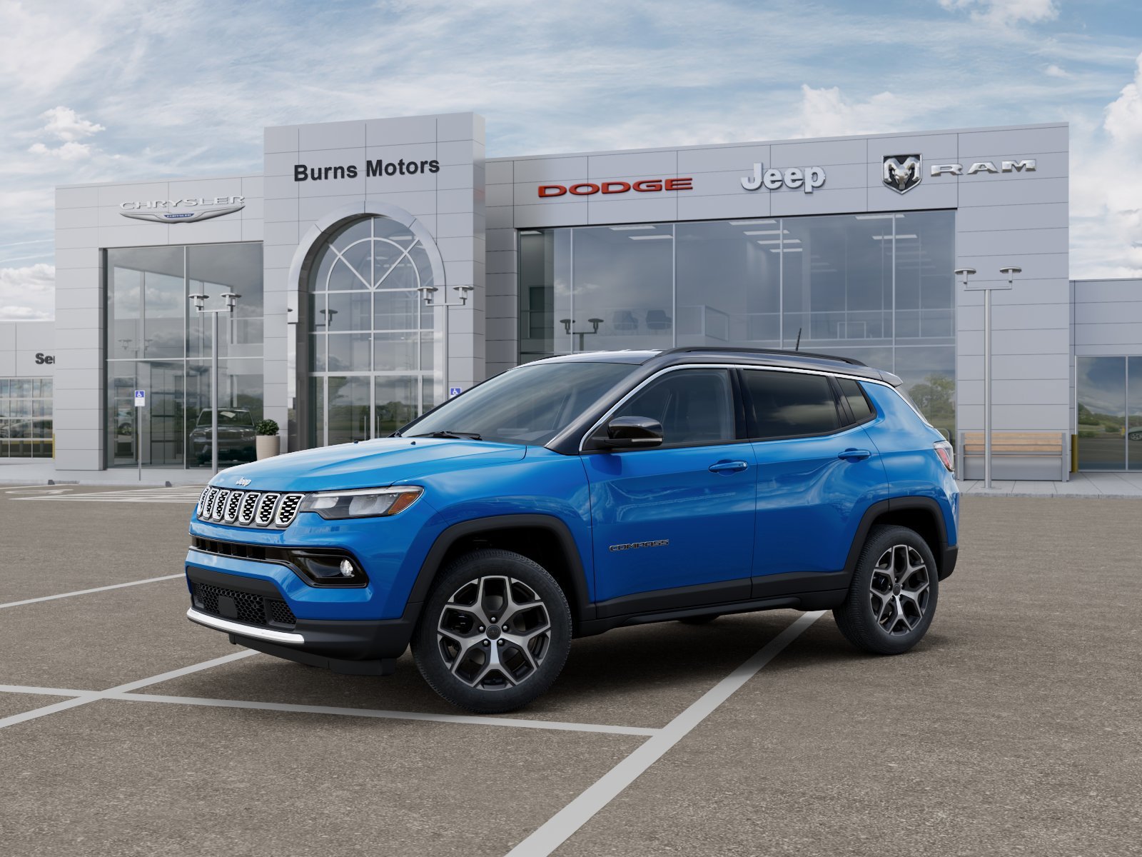 New 2026 Hydro Blue Pearl-Coat Exterior Paint Jeep Limited image 2