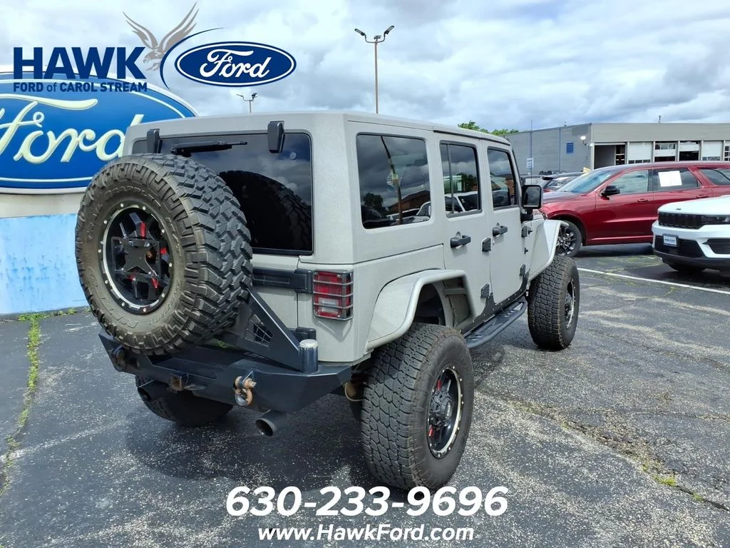 Used 2017 Black Clearcoat Jeep Unlimited Rubicon image 7
