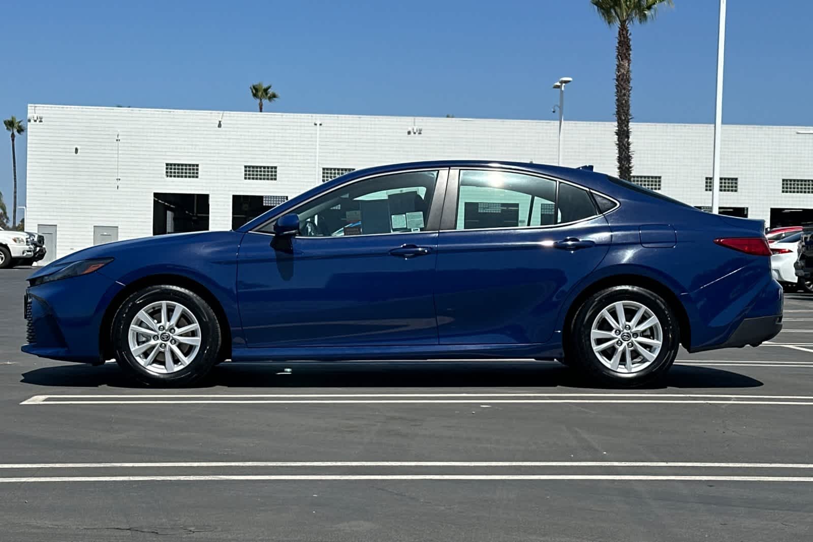 Certified Used 2025 Reservoir Blue Toyota LE image 7
