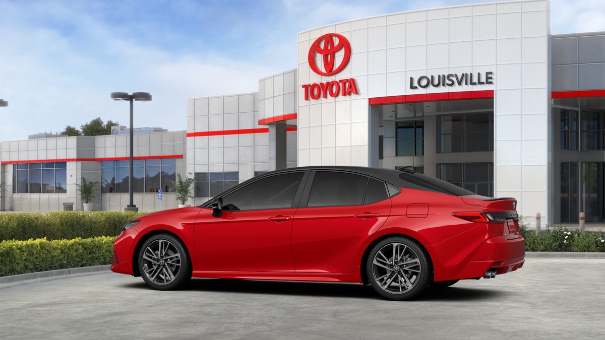 New 2026 Supersonic Red with Midnight Black Metallic roof Toyota XSE image 29