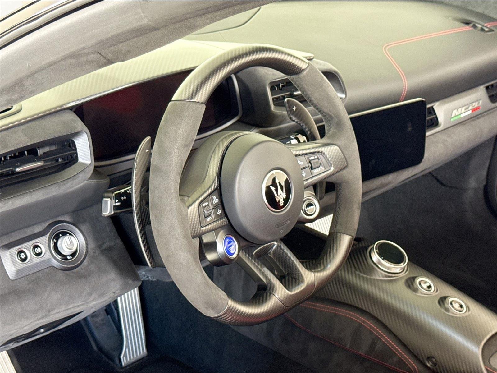 Used 2023 Exclusive Rosso Vincente Maserati Cielo Spider | $350k MSRP | Carbon Race Seats | Int & Ext Carbon image 15