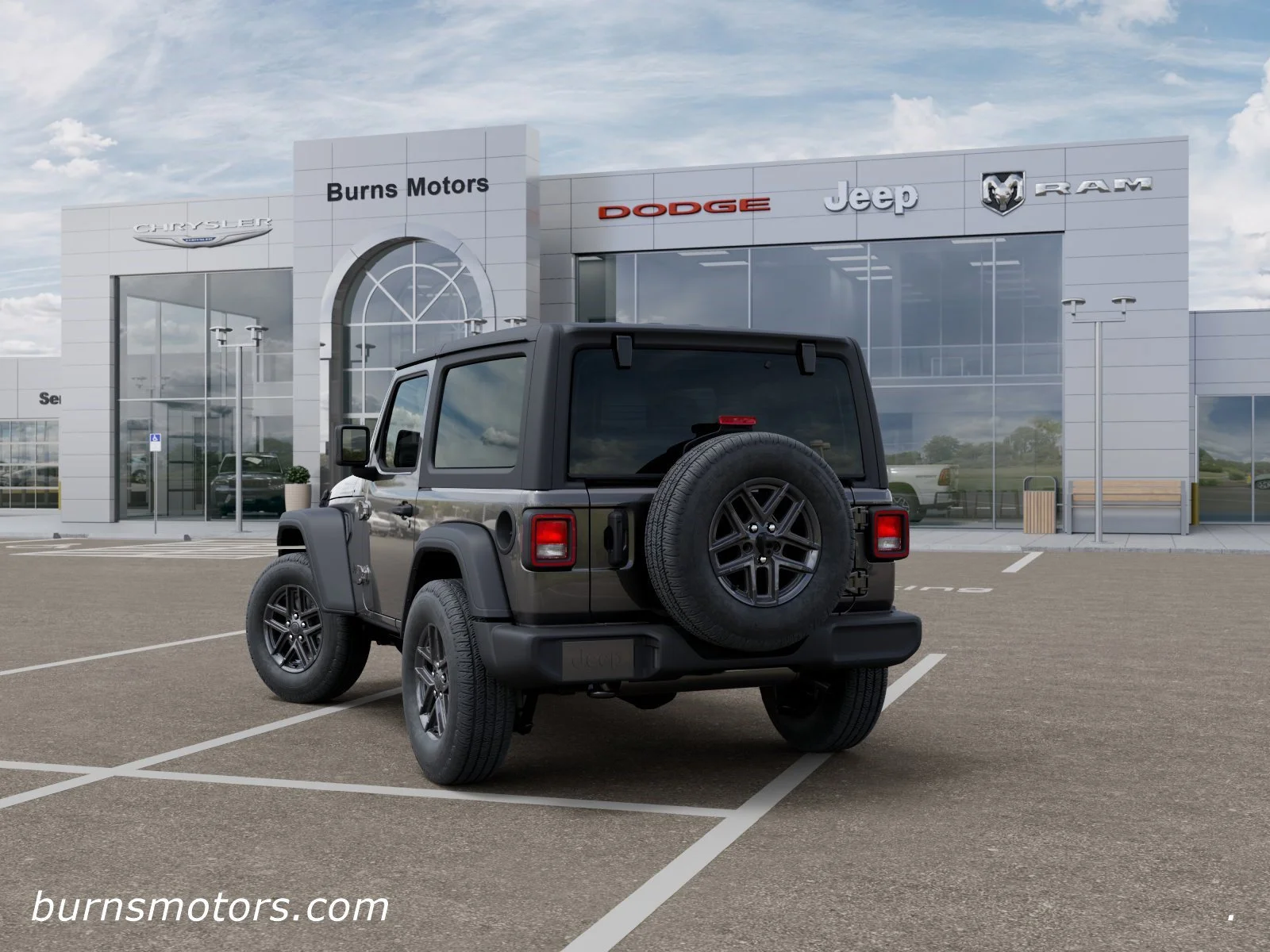 New 2026 Granite Crystal Metallic Clear-Coat Exterior Paint Jeep Sport 2-Door image 3