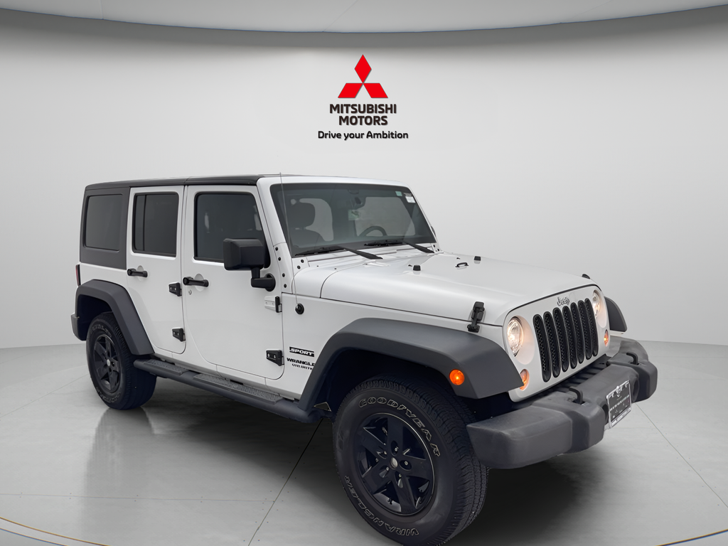 Used 2016 Bright White Clearcoat Jeep Unlimited Sport image 3
