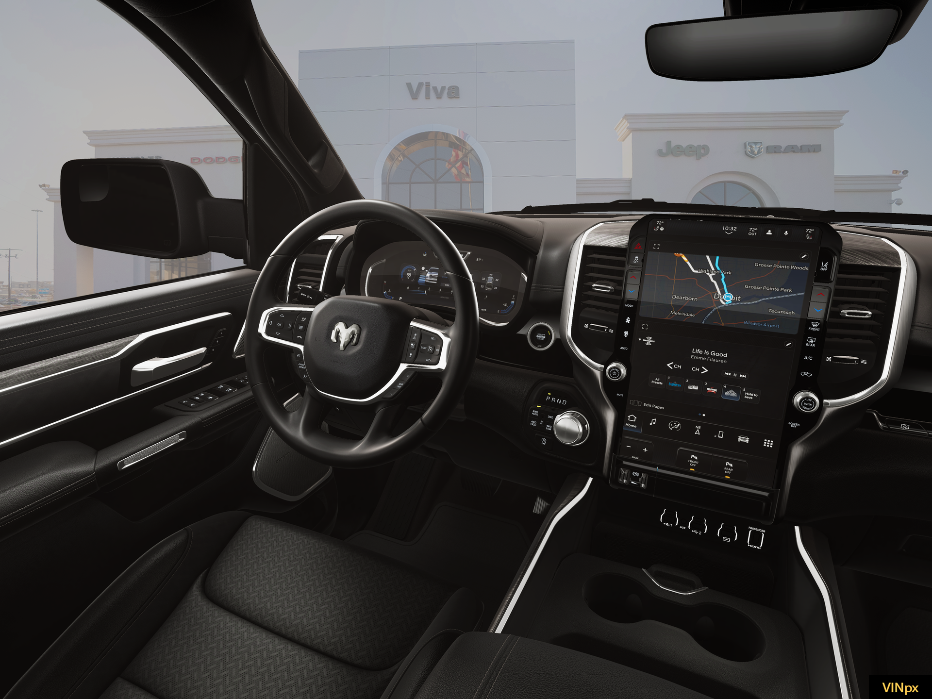 New 2026 Diamond Black Crystal Pearl-Coat Exterior Paint RAM Laramie image 20