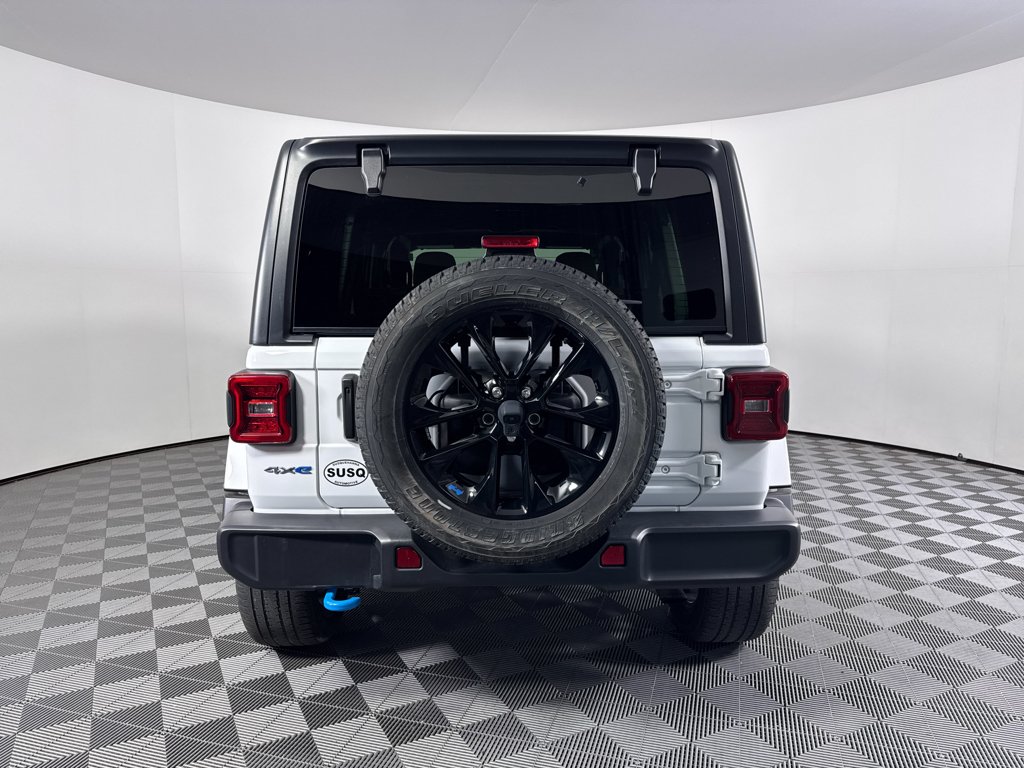 Used 2023 Bright White Clearcoat Jeep Sahara image 11