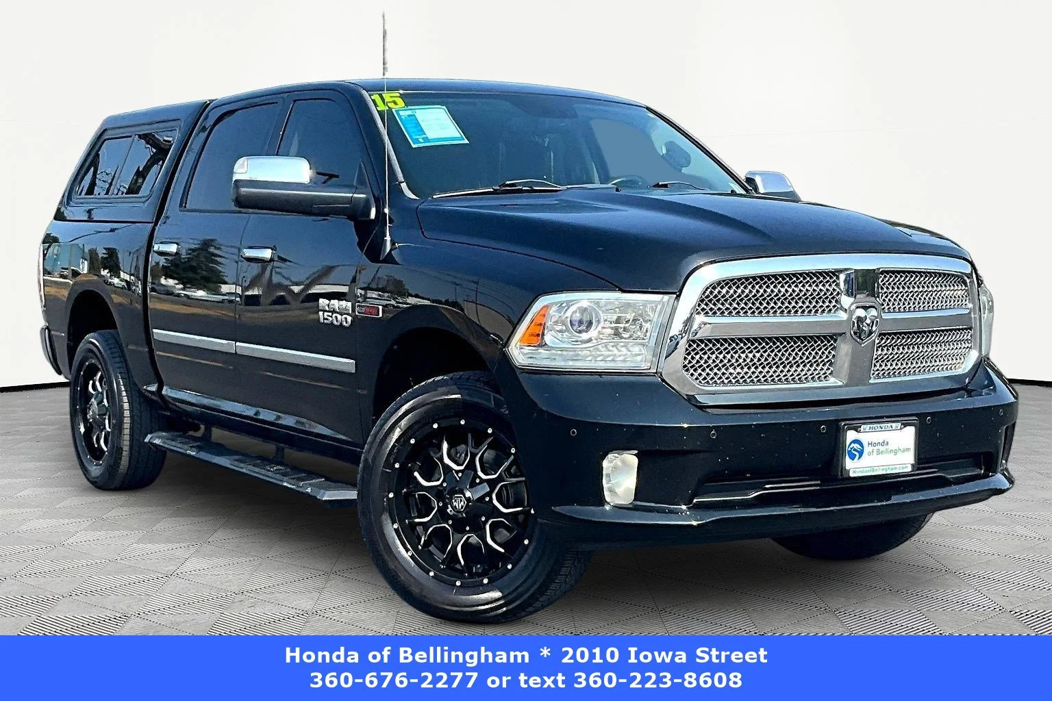 Used 2015 Black Clearcoat Ram Laramie Limited image 1