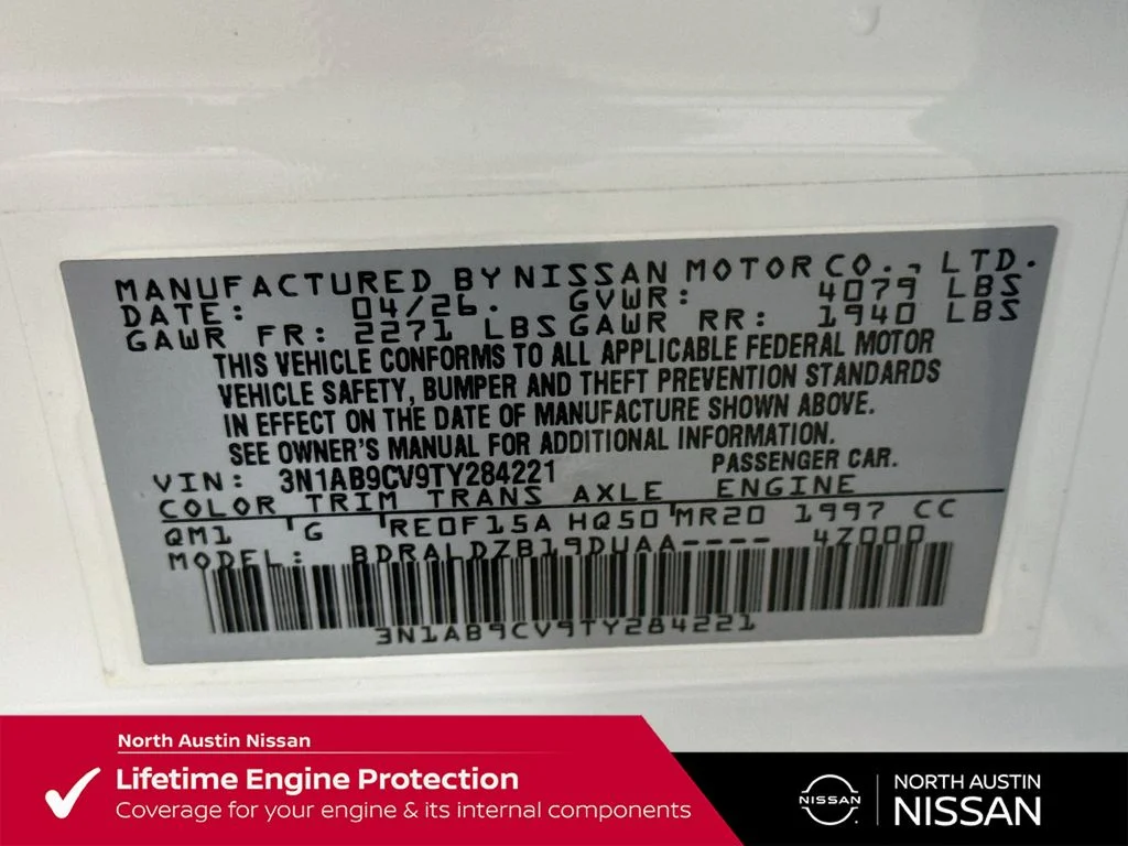 New 2026 White Nissan SV image 38