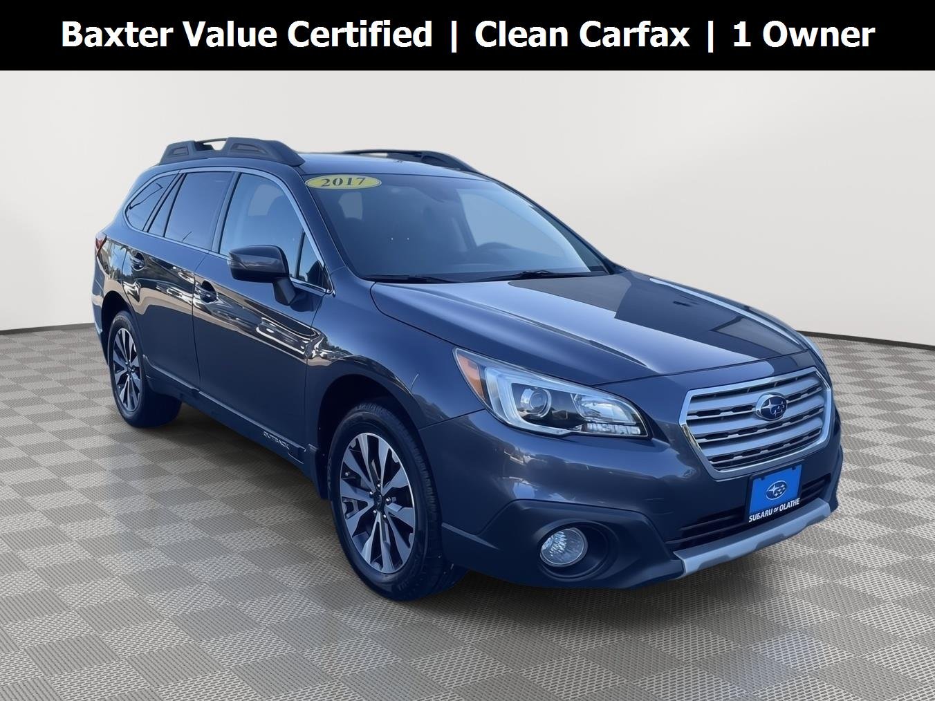 Used 2017 Carbide Gray Metallic Subaru Limited image 1
