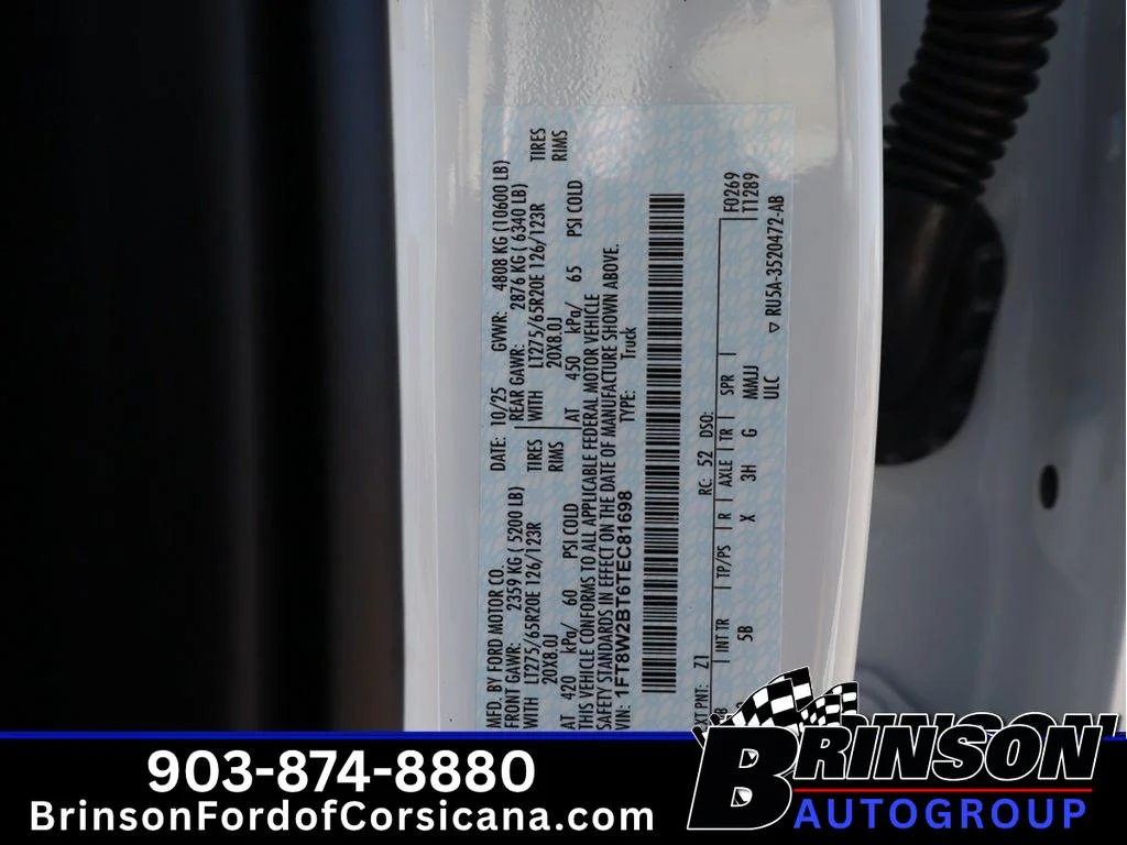 New 2026 Oxford White Ford LARIAT image 21