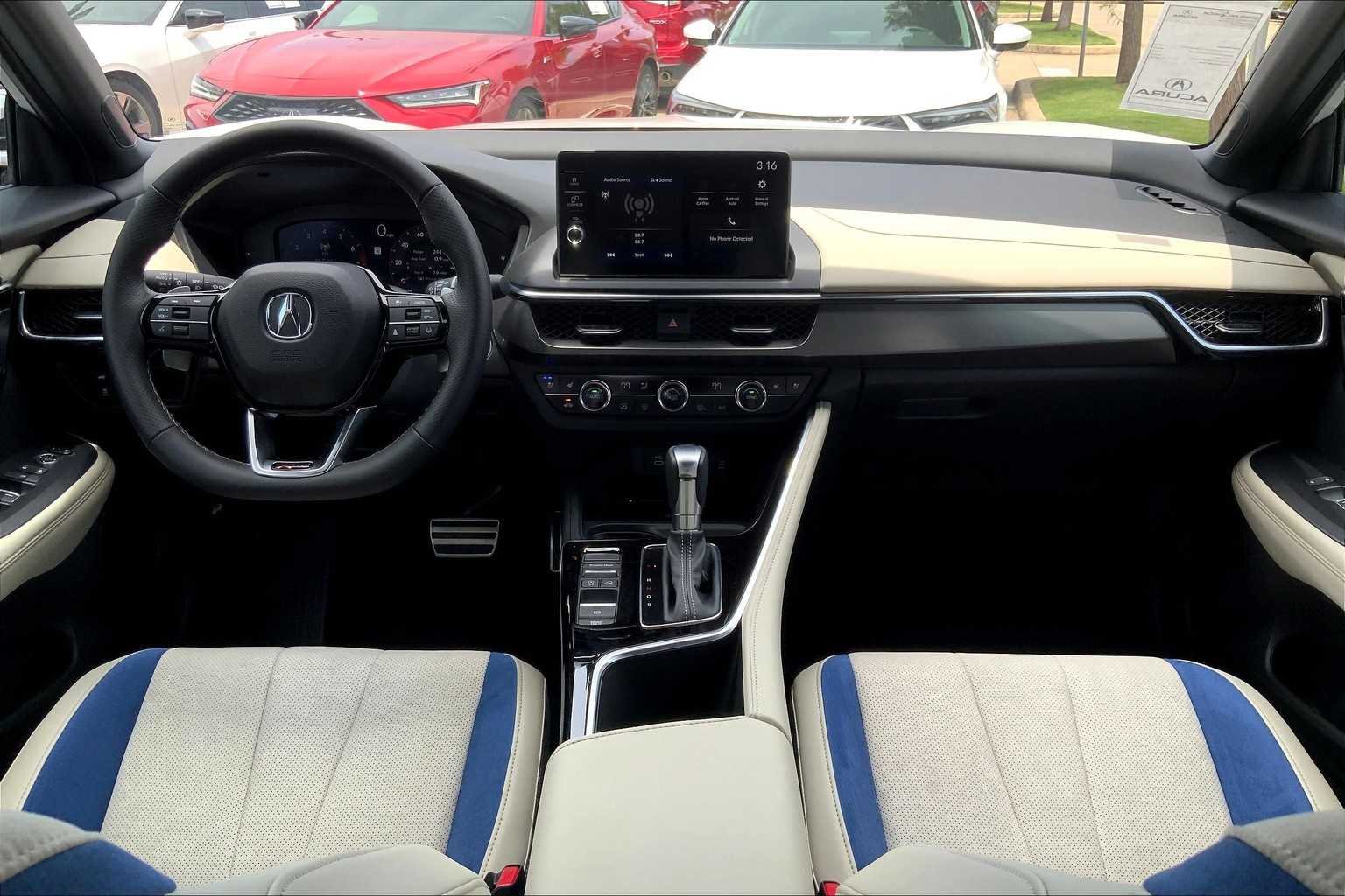 New 2025 Platinum White Pearl Acura w/A-Spec Package image 5