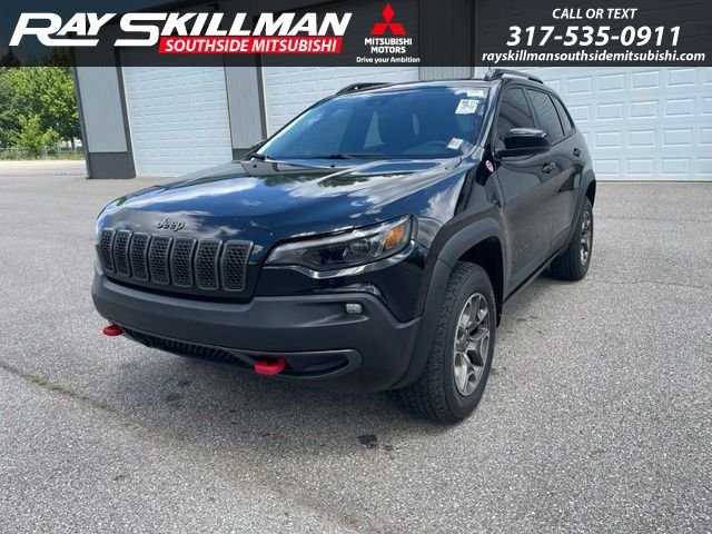 Used 2022 Black Jeep Trailhawk image 1