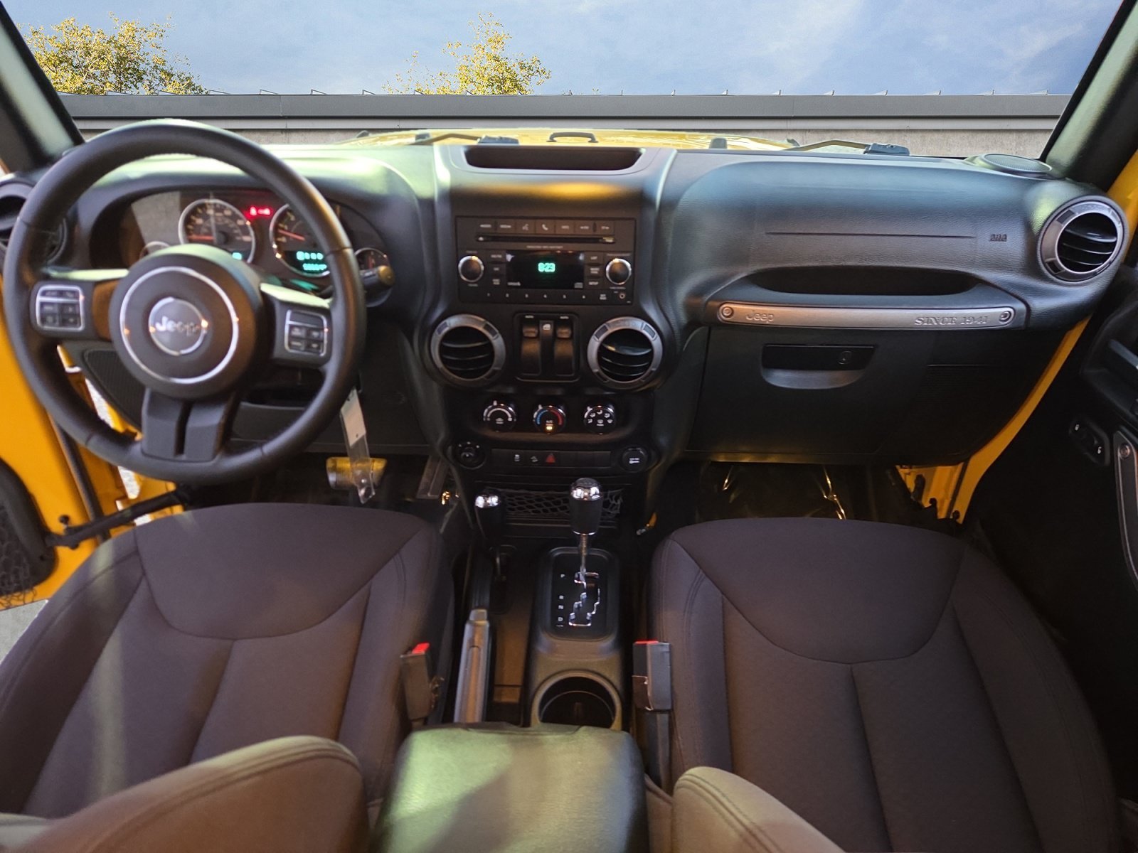 Used 2015 Baja Yellow Clearcoat Jeep Sport image 11