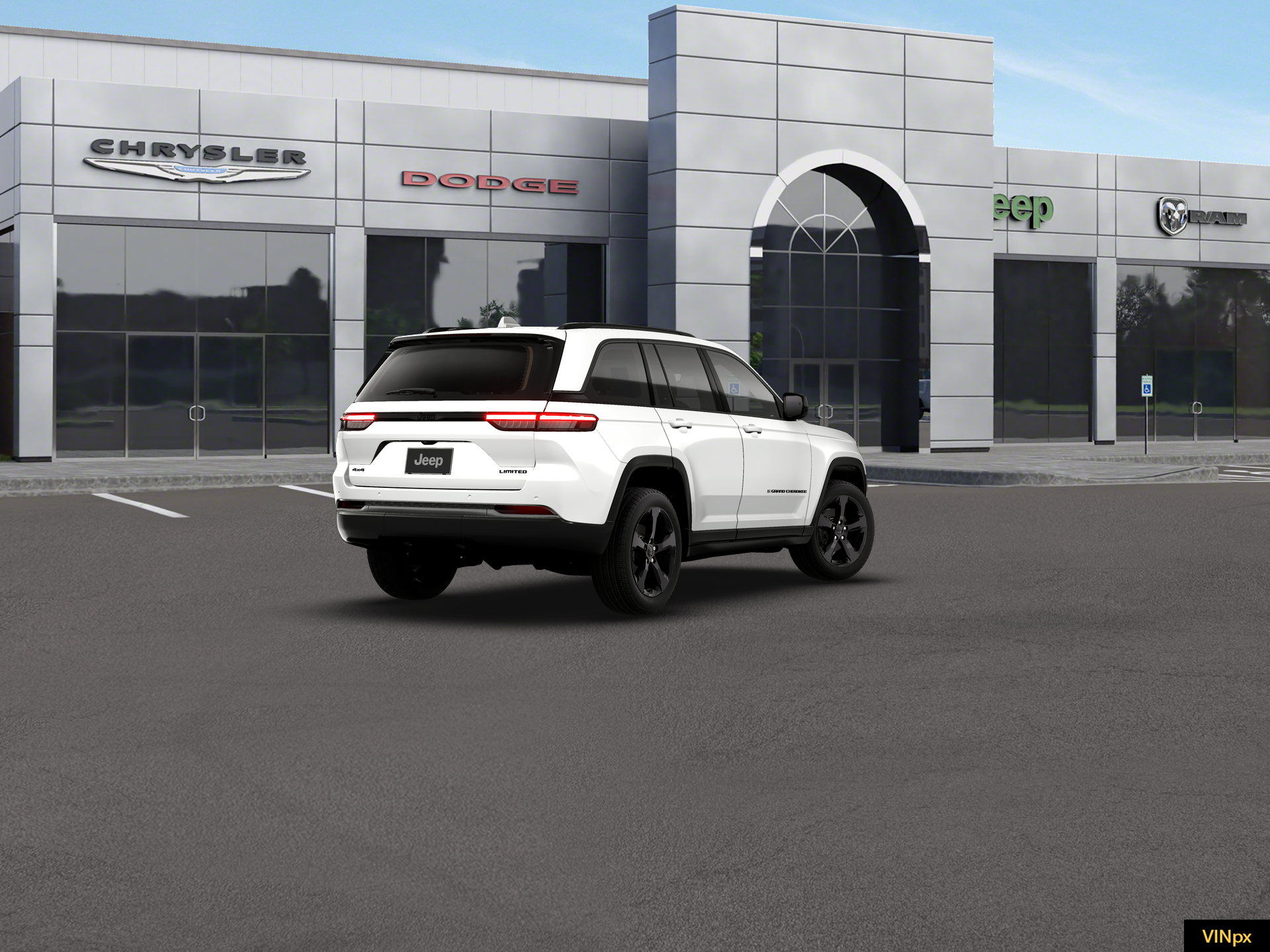 New 2026 Bright White Clear-Coat Exterior Paint Jeep Limited image 33