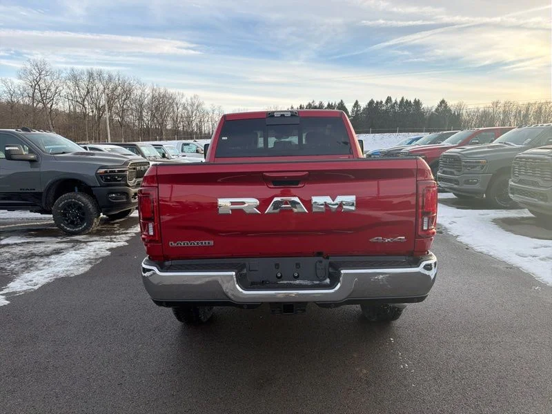 New 2026 Molten Red Pearl-Coat Exterior Paint RAM Laramie image 4