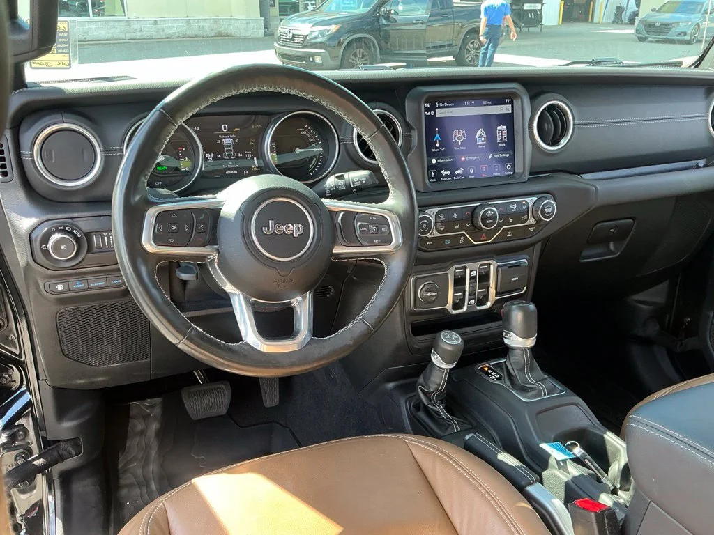 Used 2021 Black Jeep Unlimited Sahara 4xe image 31