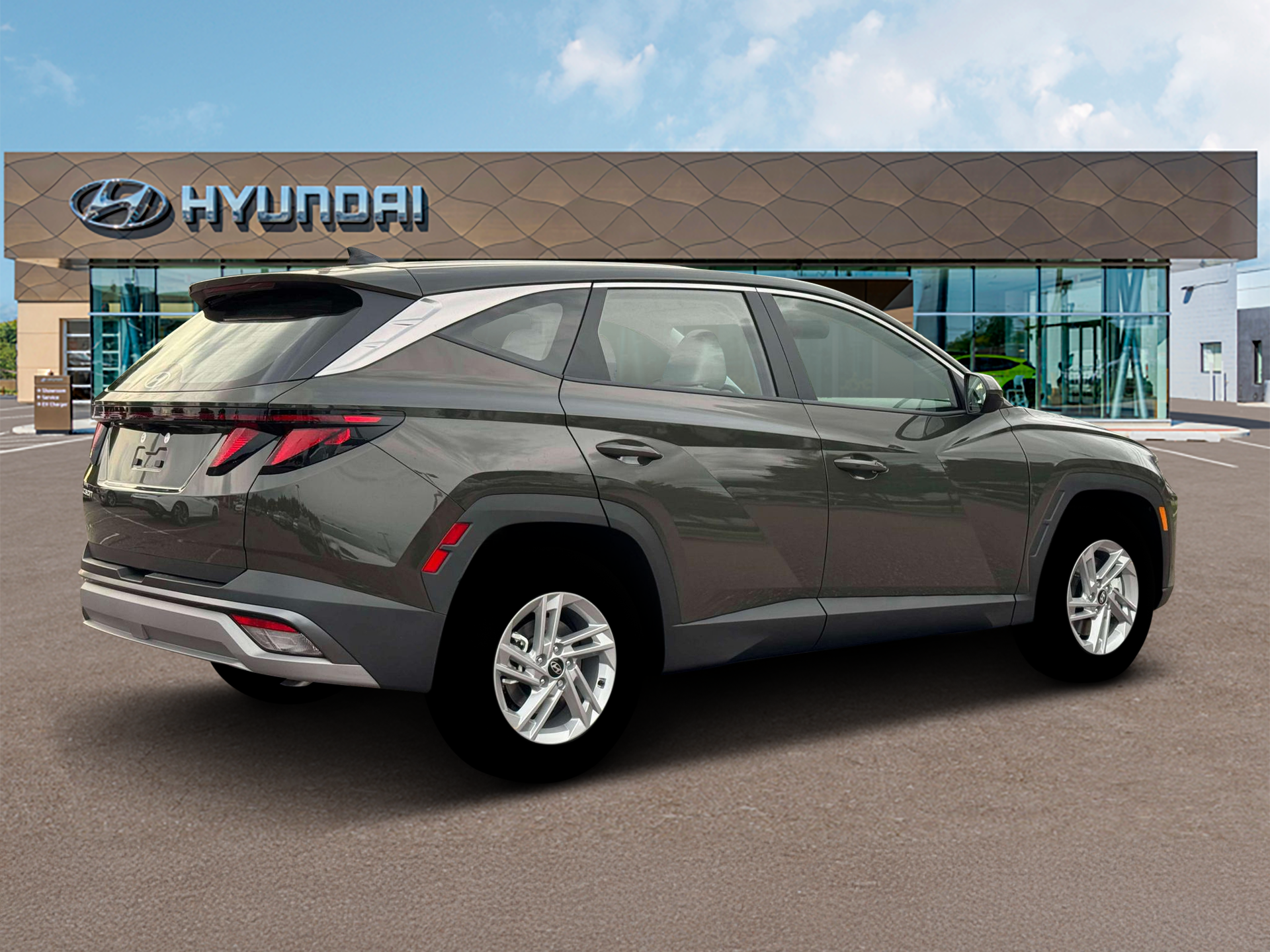 New 2026 Green Hyundai SE FWD image 8