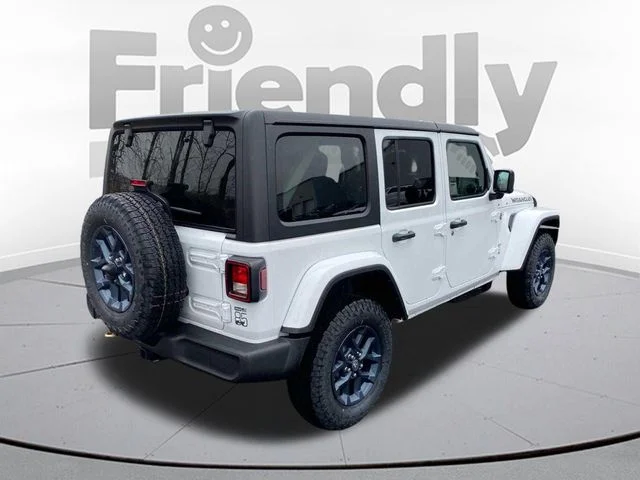 New 2026 Bright White Clear-Coat Exterior Paint Jeep 85th Anniversary Edition image 5