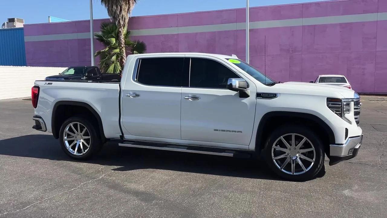 Used 2022 Summit White GMC SLT image 58