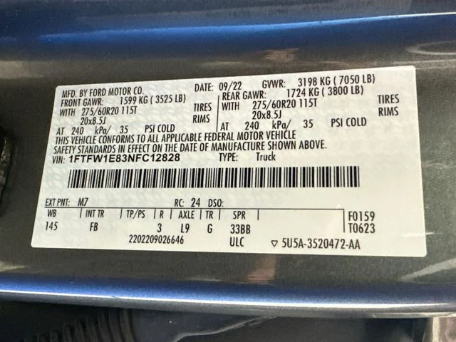 Pre-Owned 2022 Ford F-150 XLT