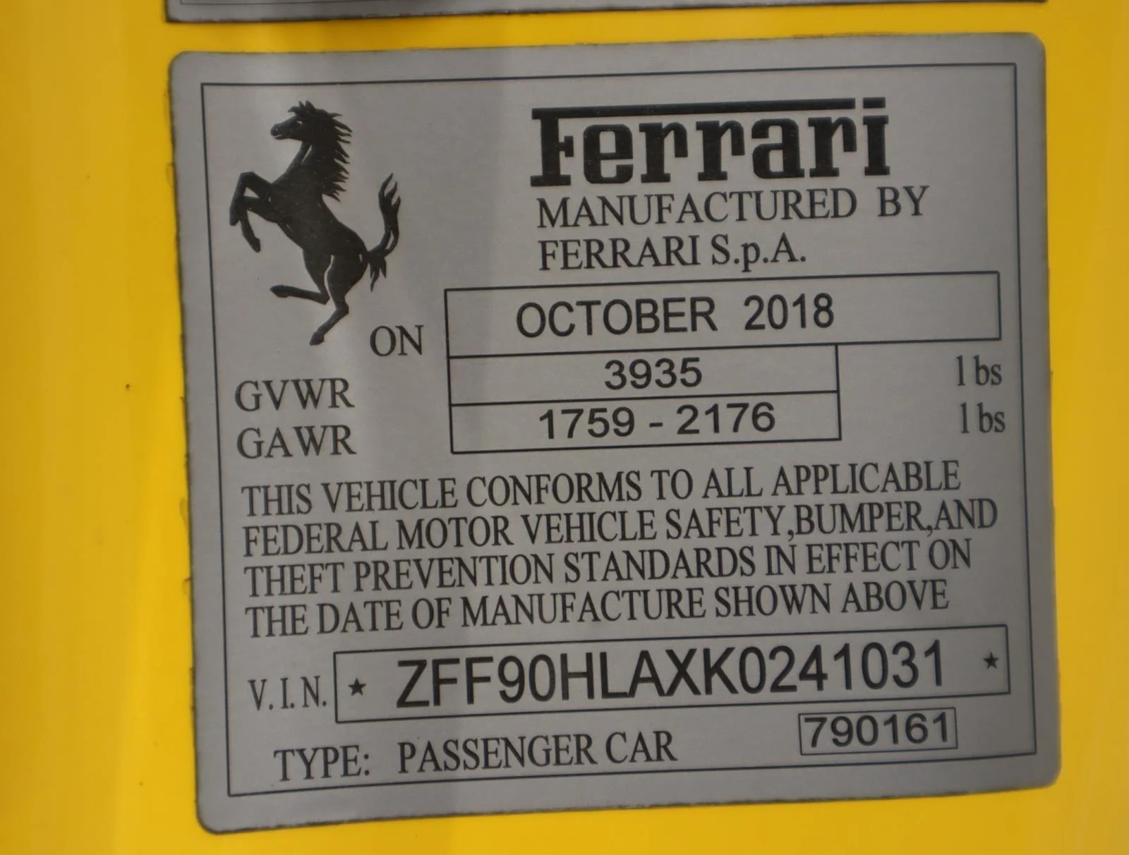 Used 2019 Giallo Modena Ferrari Coupe image 40