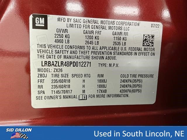Used 2023 Cinnabar Metallic Buick Preferred image 14
