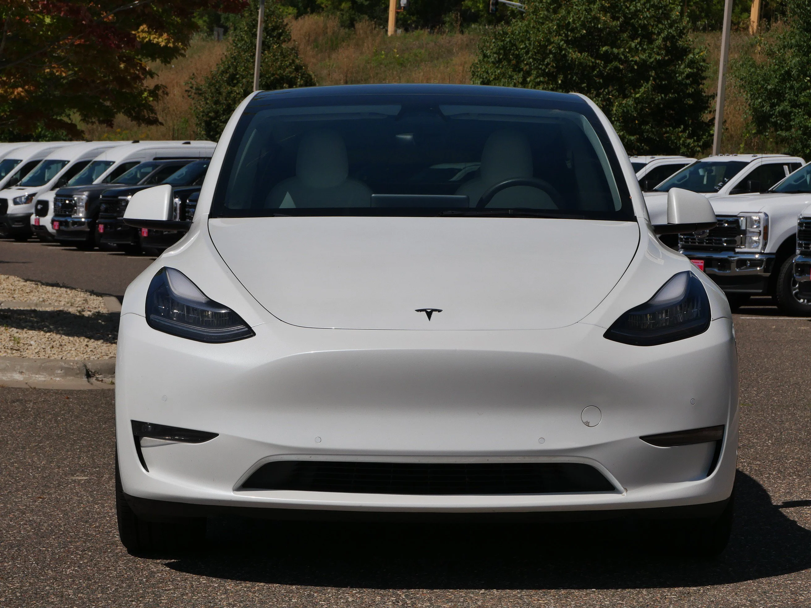 Used 2021 Tesla Model Y Long Range with VIN 5YJYGDEE5MF198642 for sale in Eden Prairie, MN