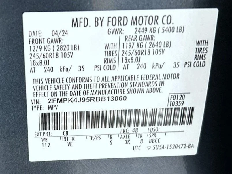 Used 2024 Blue Ford SEL image 26