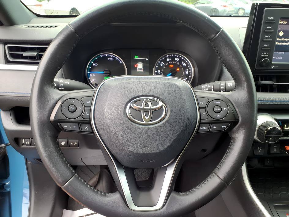 Used 2022 Cavalry Blue Toyota Hybrid SE image 25