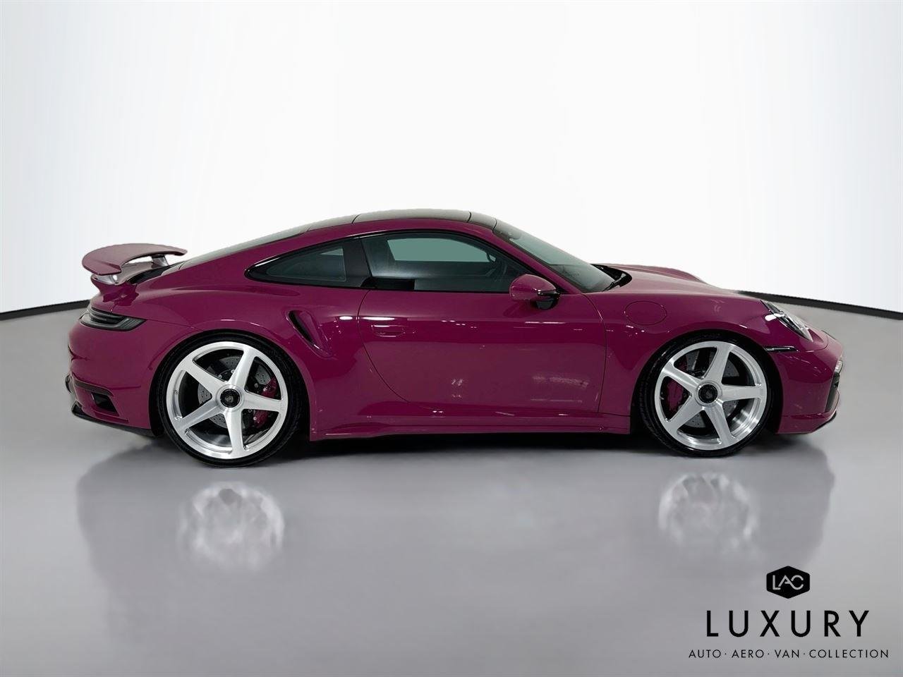 Used 2024 Ruby Star Neo Porsche Turbo S | PCCBs | Front Lift | $60k in options | 21 /22 AG Lux Wheel Setup image 5