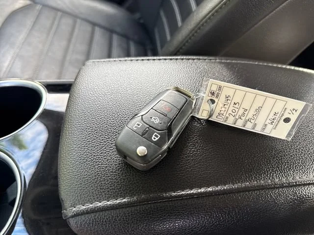 Used 2013 White Platinum Clearcoat Metallic Ford SE Hybrid image 30
