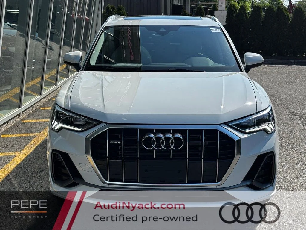 Certified Used 2023 White Audi Premium Plus image 2