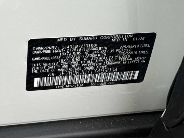 Used 2026 White Subaru Touring XT image 31