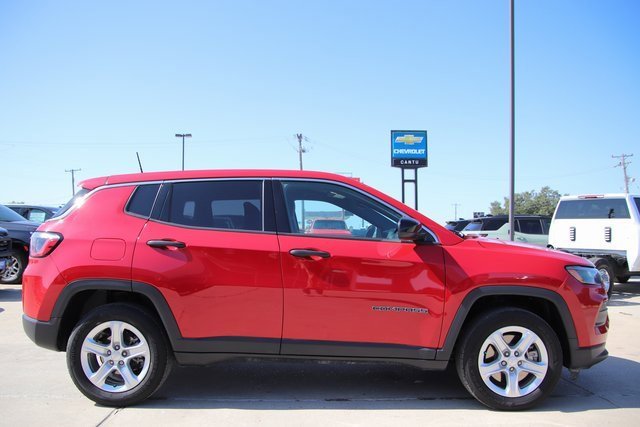 Used 2023 Jeep Compass Sport with VIN 3C4NJDAN1PT524601 for sale in Freer, TX