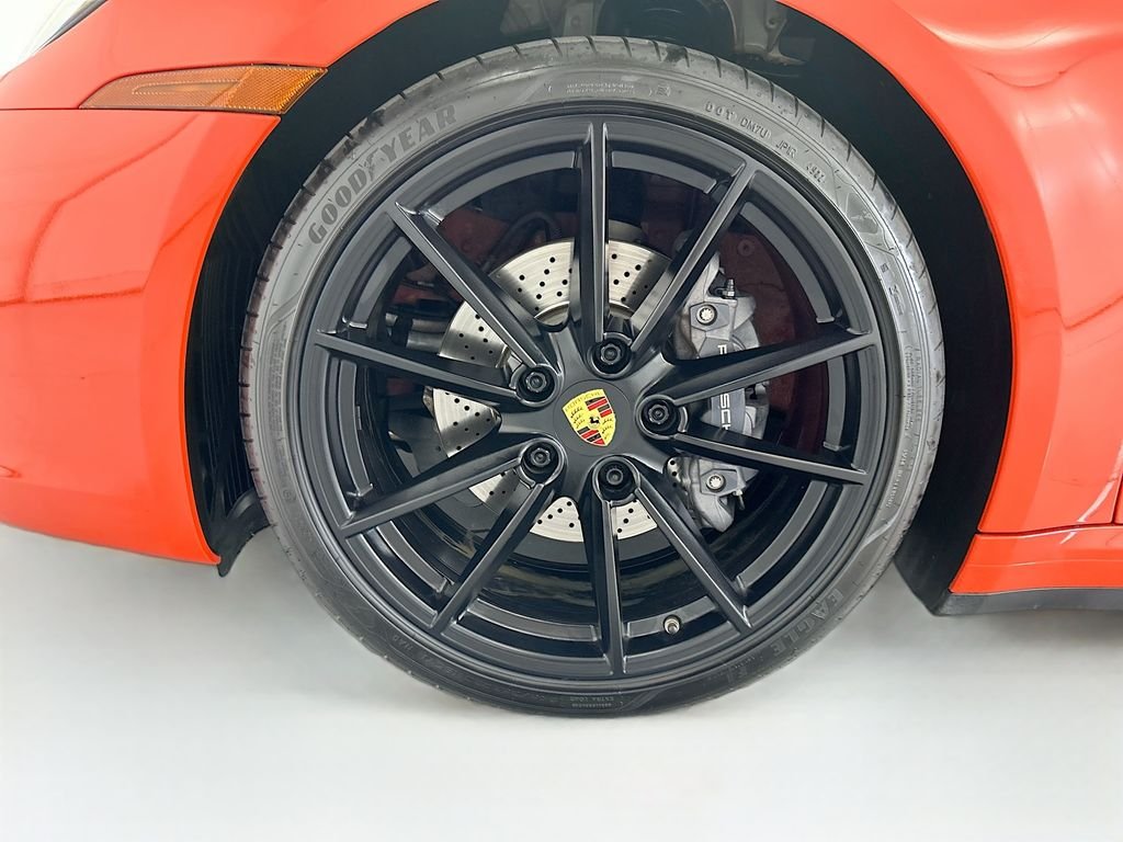 Used 2021 Lava Orange Porsche Carrera image 34