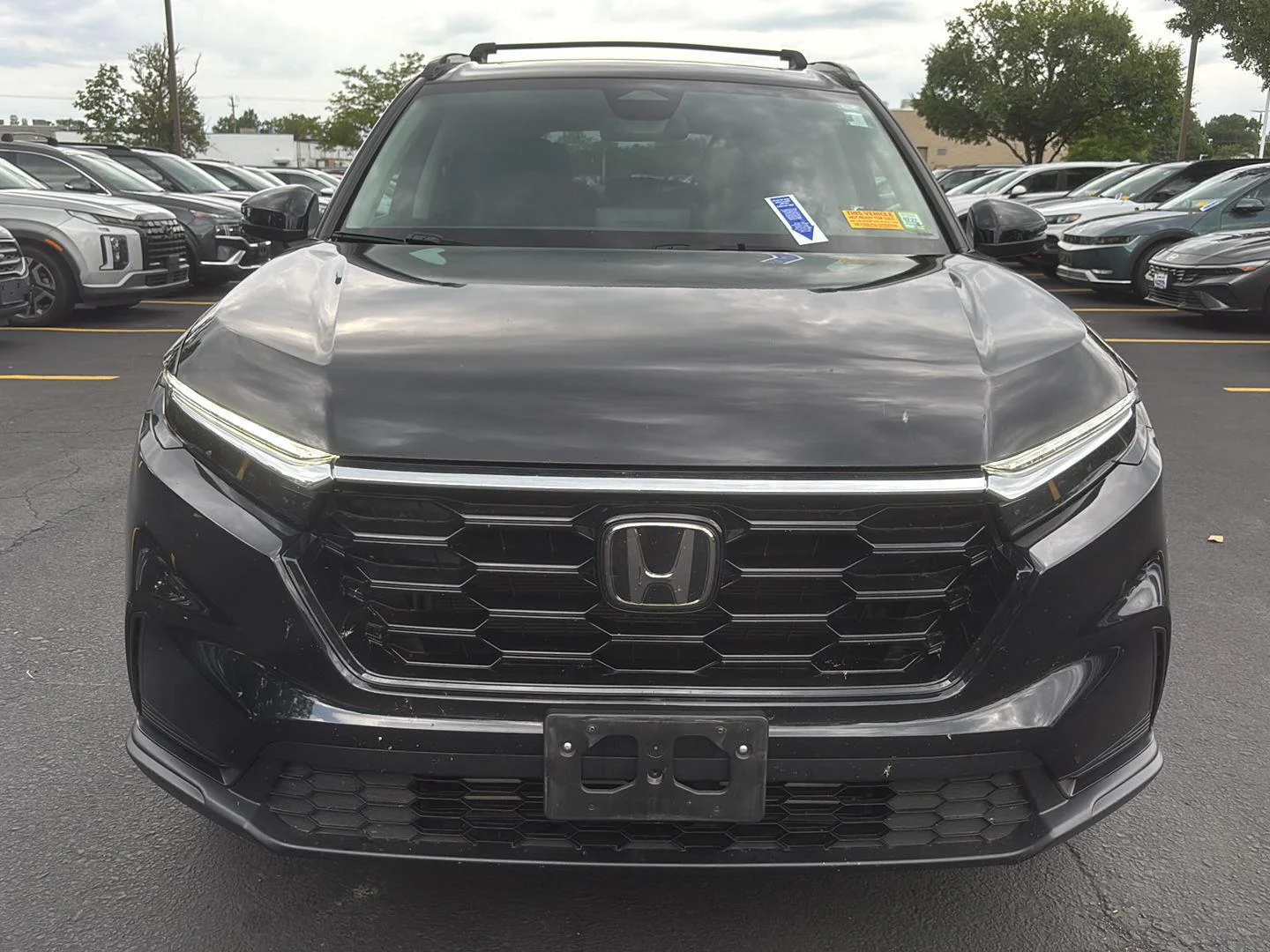 Used 2024 Crystal Black Pearl Honda EX image 2